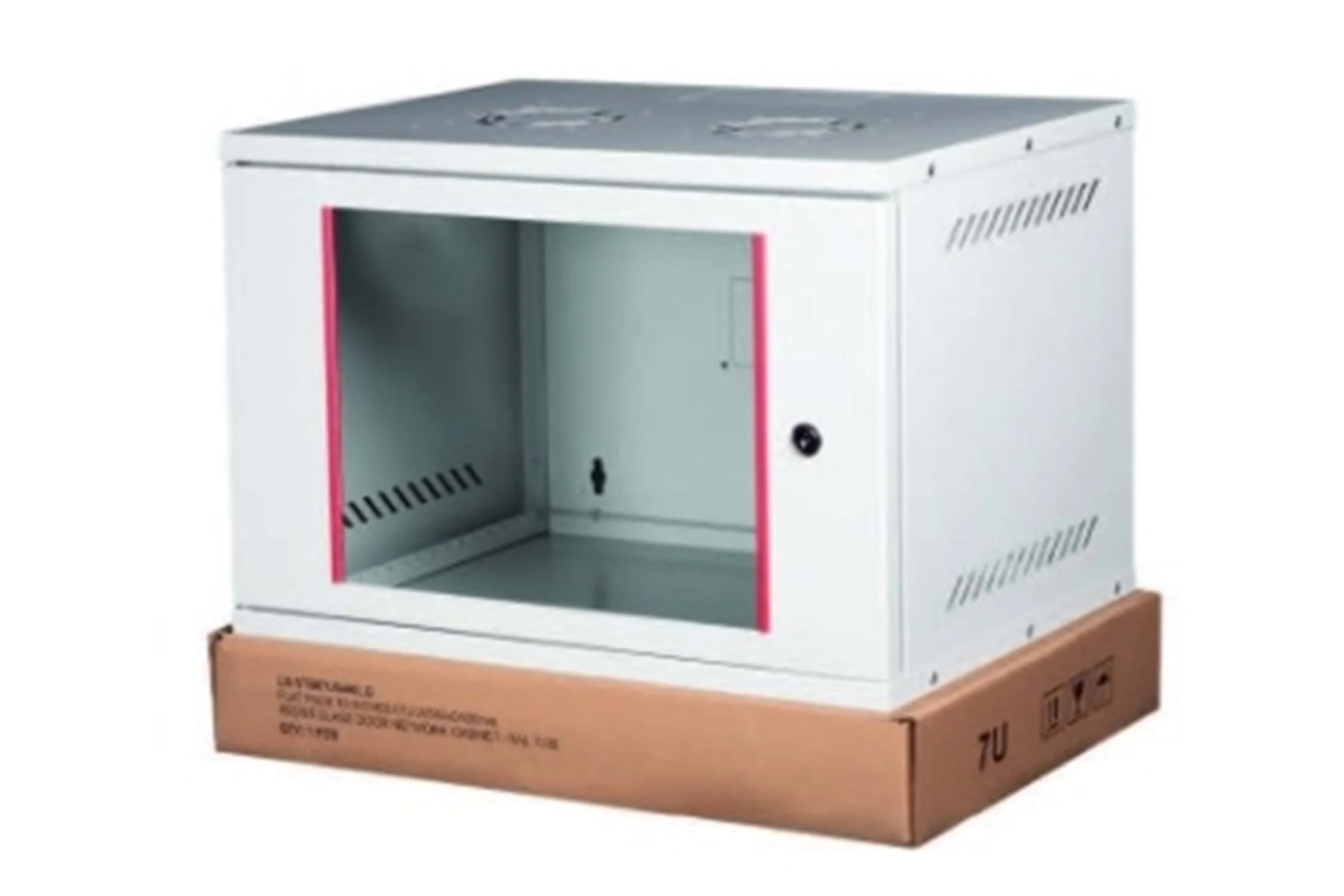 LANDE DEMONTE 19 INCH 09U W540XD400 MM KABINET (RAL 7035)(ON TEK CAM KAPAK)