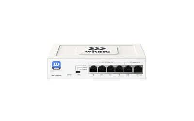 WK-PS206  4 PORT MEGABİT+ 2 PORT MEGABİT UPLİNK POE SWİTCH