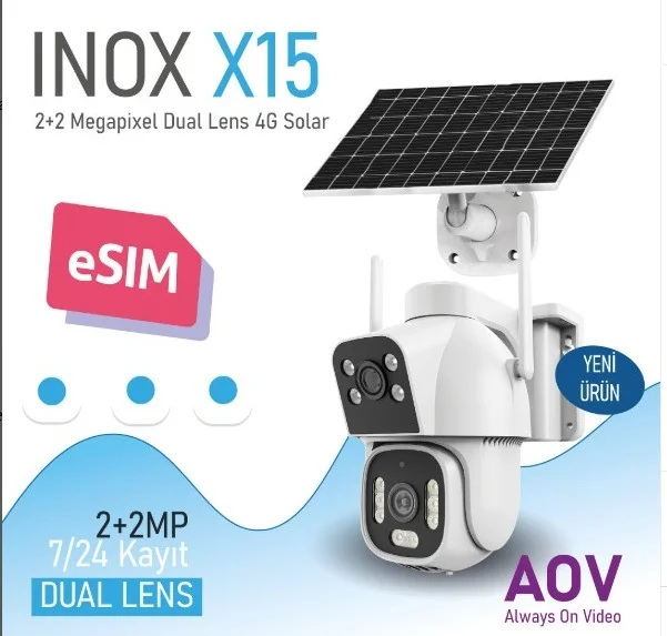 INOX-X15 DUAL LENS AOV HİEASY 4G PTZ KAMERA