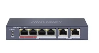 HIKVISION DS-3E0106P-E/M 10/100 4 PORT POE SWITCH