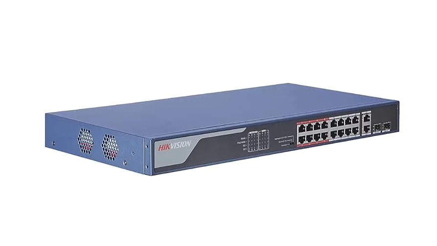 HIKVISION SWITCH POE 10/100 RACK MOUNT 16 PORT DS-3E1318P-EI