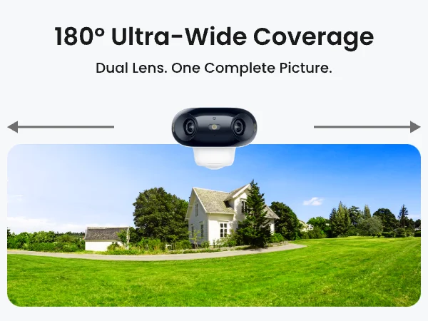 Argus 4 Pro 8M, Bataryalı, 180°, Wifi, Dual Kamera