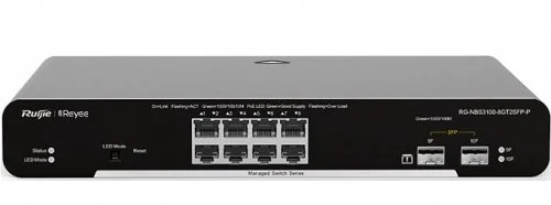 RUIJIE REYEE RG-NBS3100-8GT2SFP- 8 PORT  10/100/1000 L2 (-POESİZ-)YÖNETİLEBİLİR SWİTCH