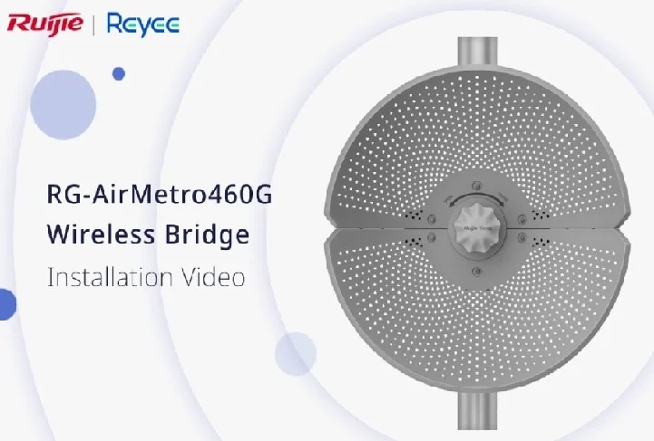 RUIJIE REYEE RG-AIRMETRO460G 867MBPS 1PORT 10/100/1000 ETHERNET 23DBI 5GHz OUTDOOR 15KM ACCESS POINT