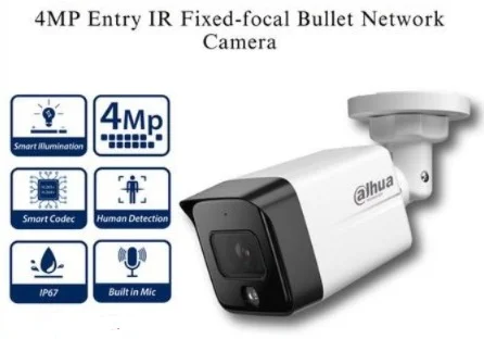 Dahua DH-IPC-HFW1439TC1-SA-IL-0280B-S6 4MP  Bullet Network Camera