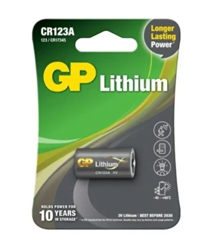 GP CR123A LITHIUM 3V PİL