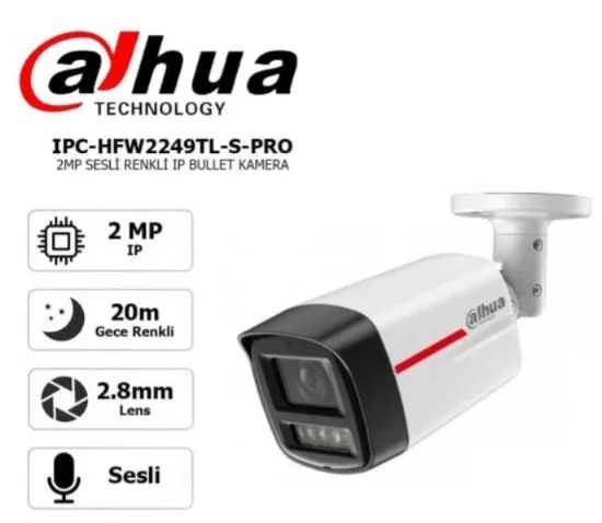 DH-IPC-HFW2249TL-S-LED-0360B-PRO 2MP WizColor