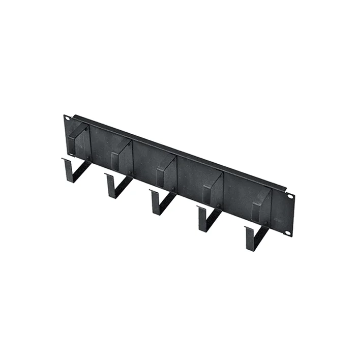 LANDE TR 1U 19 INCH ORGANIZER, 5 METAL KANCALI (SIYAH)