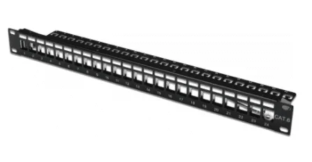 CAT6 UTP 24 PORT PATCH PANEL DOLU
