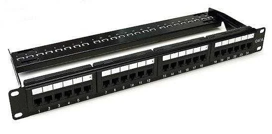 CAT6 UTP 24 PORT PATCH PANEL BOŞ