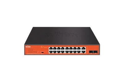 WİTEK WI-PS318GFH 16GE Poe+2ComboSFP Poe Switch